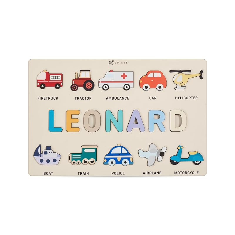 Personalized Name Puzzle for Toddlers 1-3, Customized Baby Girl Gift, Custom Baby Boy Gift, Monte... | Amazon (US)