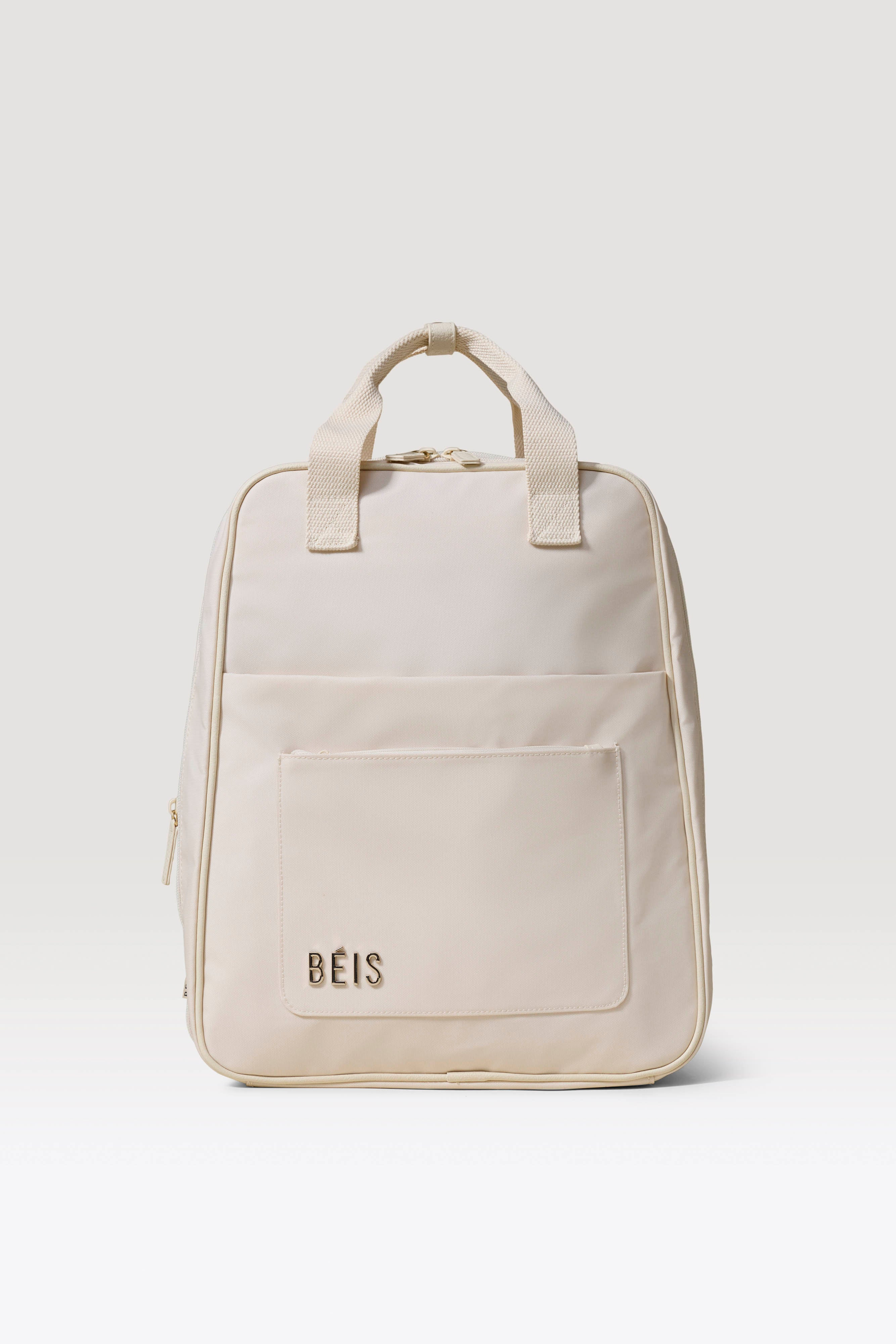 The Expandable Backpack in Beige | BEIS