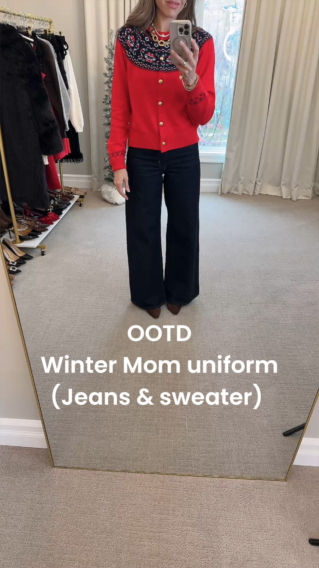 What I wore today as a busy Mom of 3 who is exhausted 😂😂 It’s getting cold in Utah which usually means I can’t wear the leggings as often as I’d like lol. Wearing jeans and this super soft and darling cardigan! 🙌🏼

#LTKootd #LTKHoliday #LTKWorkwear