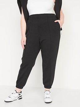 High-Waisted Dynamic Fleece Pintucked Sweatpants for Women | Old Navy (US)