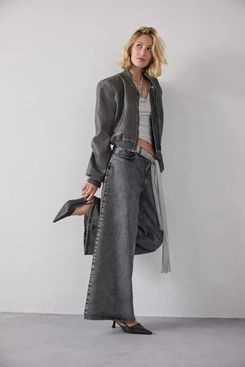 BDG Joey Full Length Wide Leg Jean | Urban Outfitters (US and RoW)