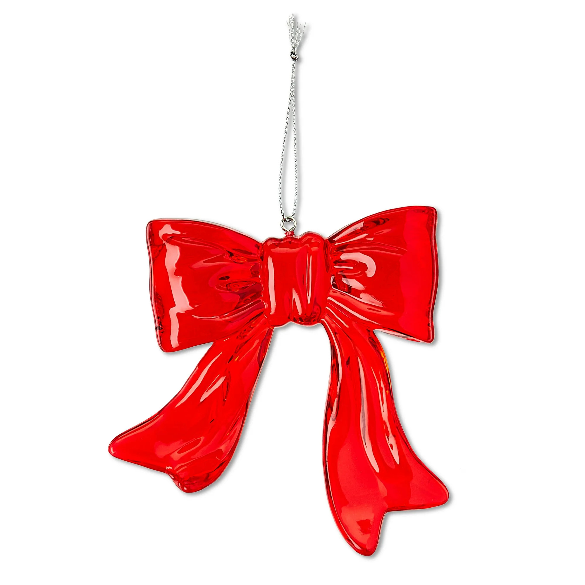 Red Bow Christmas Ornament, 4", by Holiday Time | Walmart (US)