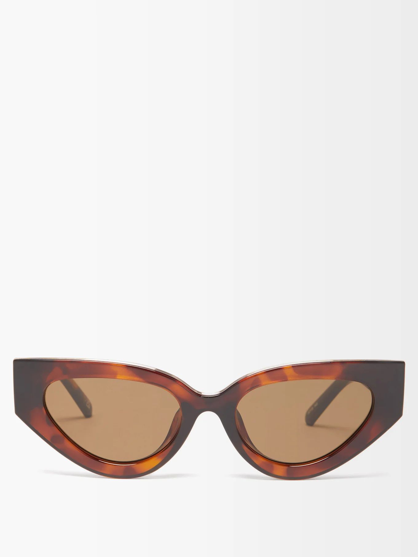 Aphrodite cat-eye tortoiseshell-acetate sunglasses | Le Specs | Matches (US)