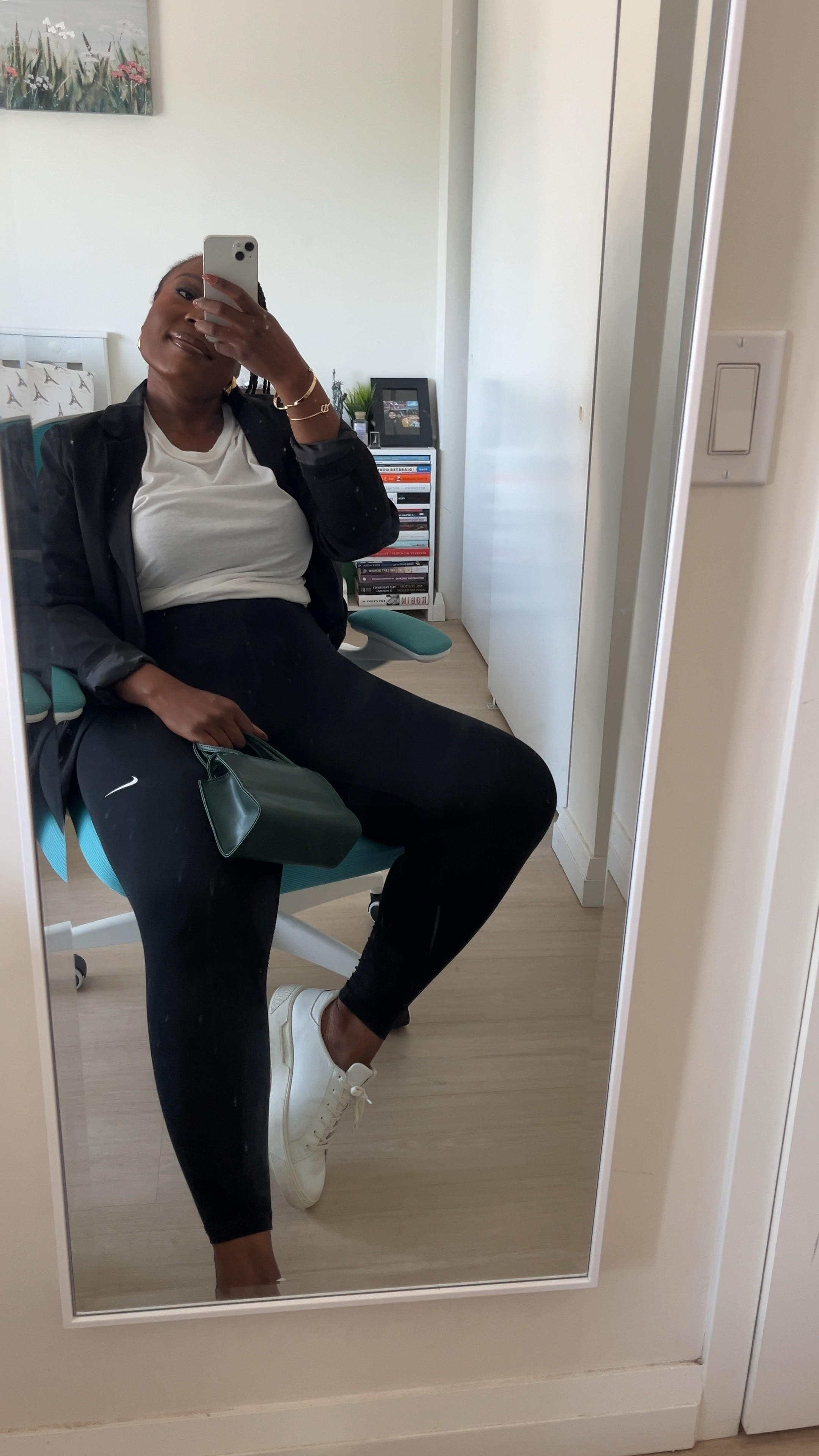 Been in my athleisure aesthetic recently. Here’s a very easy back to school outfit using a pair of black leggings and a blazer.

#LTKMidsize #LTKStyleTip #LTKBacktoSchool