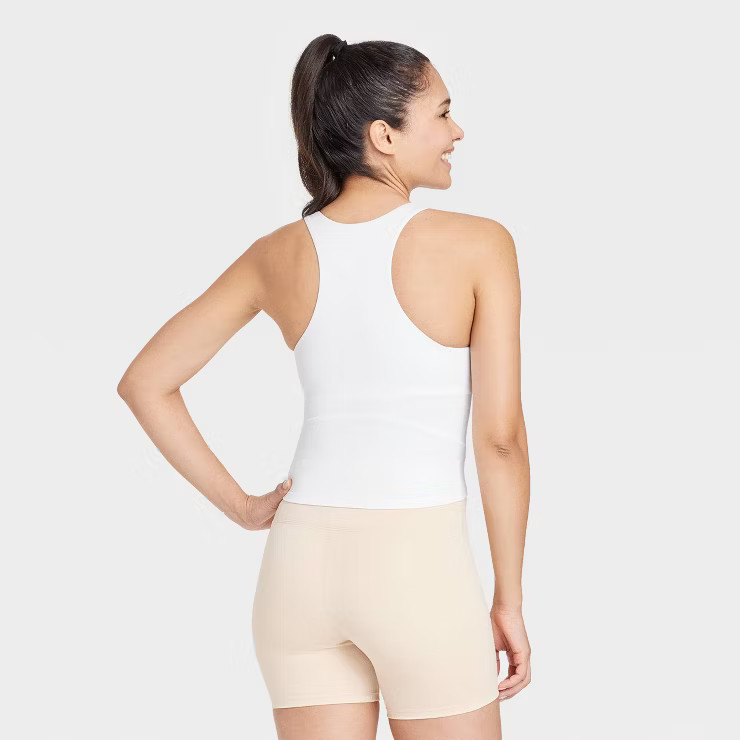 Women's Cropped Shelf Tank Bra - All in Motion™ | Target