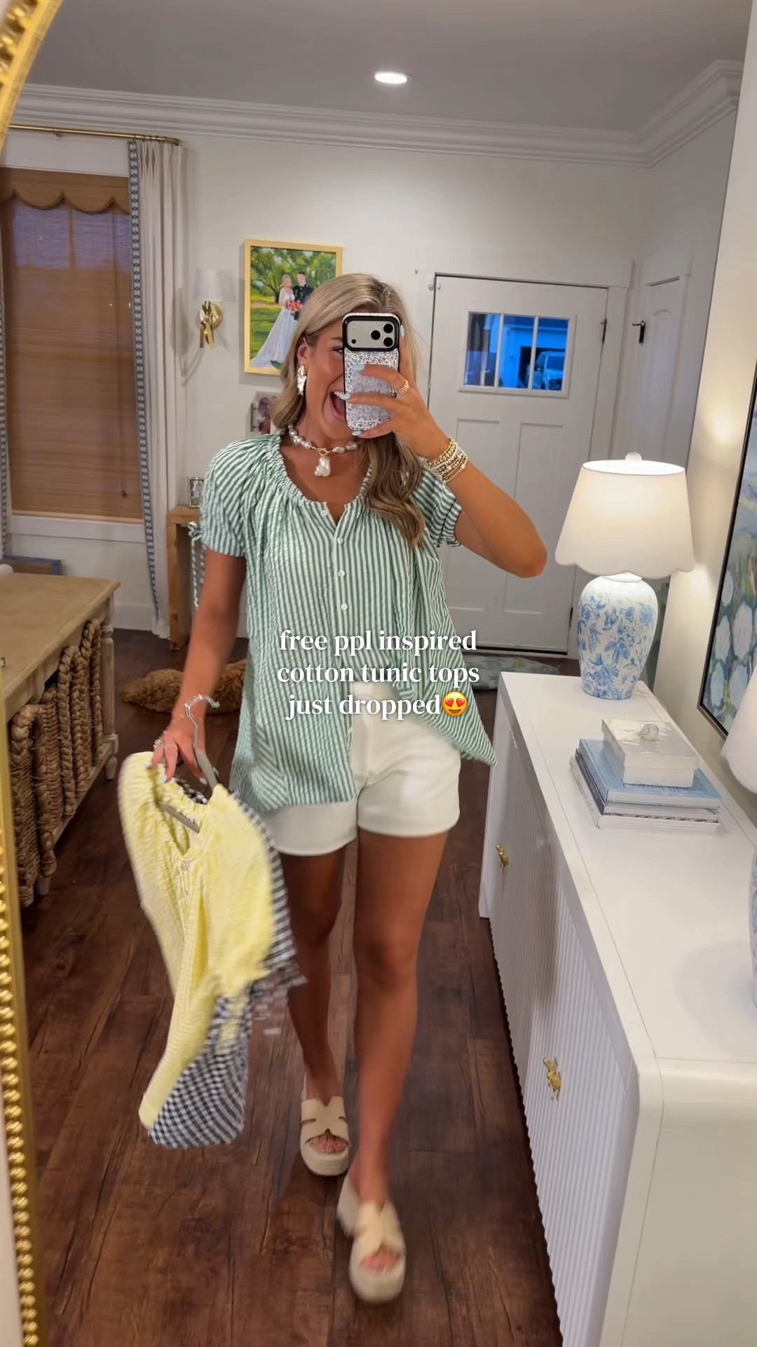 Stock is limited so HURRY!👏🏻 such a good FP inspired find! All of the patterns are so good too! Wearing size small! They run true to size!🌷🩵
#grandmillenial #boujeeonabudget #affordablefashion #designerinspired #coastalgranddaughter

#LTKootd #LTKSeasonal #LTKWorkwear