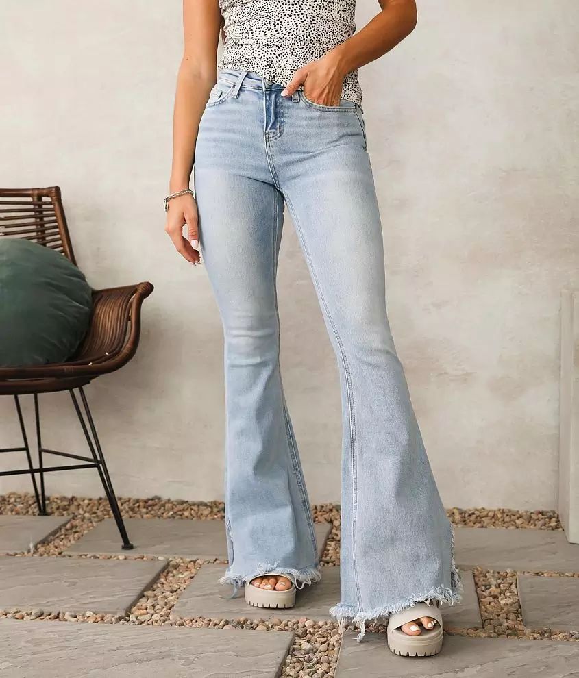 Elliott High Rise Split Flare Jean | Buckle