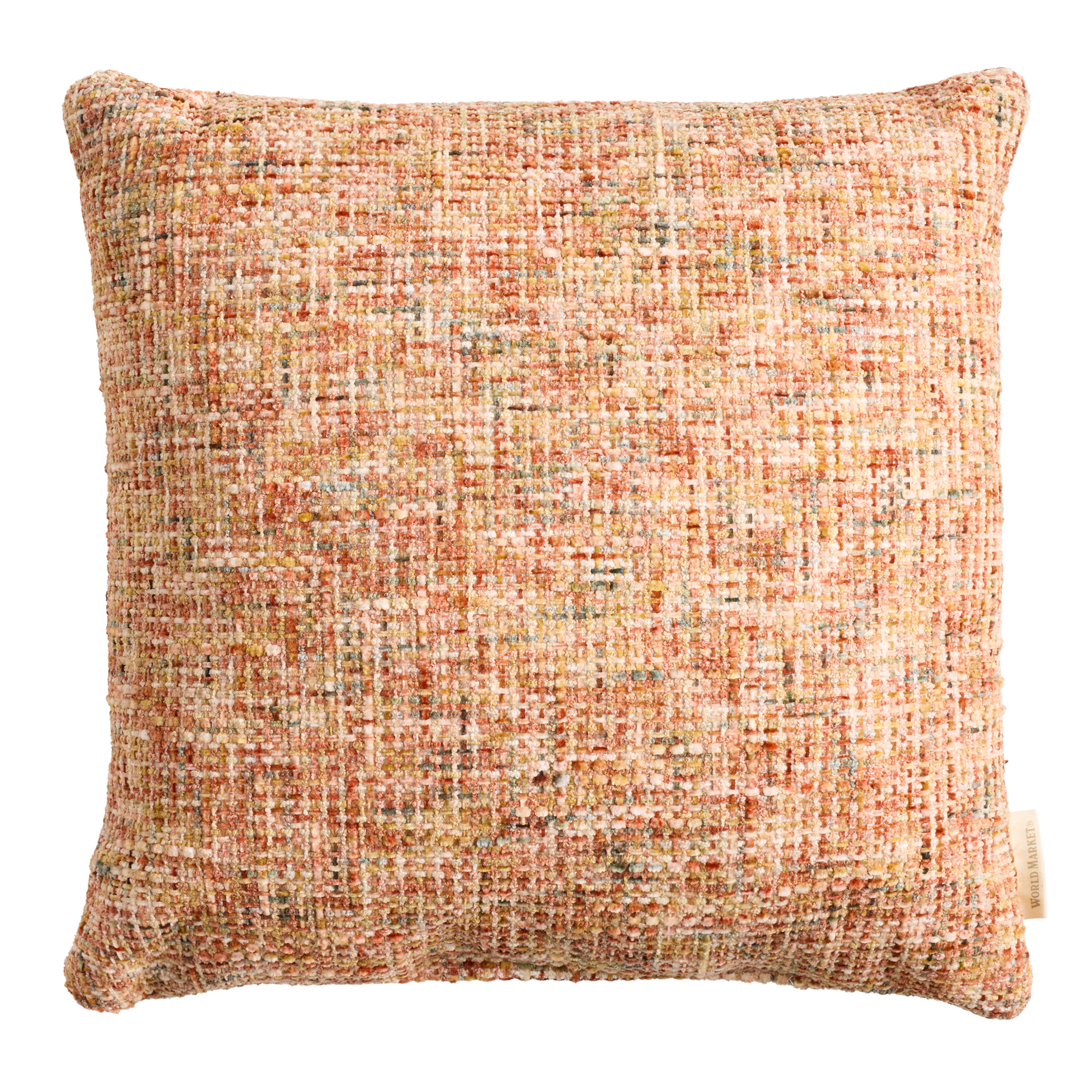 Chenille Tweed Throw Pillow | World Market