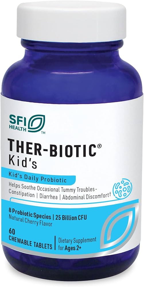 Klaire Labs SFI Health Ther-Biotic Kids Probiotic Chewables - Hypoallergenic Probiotics for Kids ... | Amazon (US)