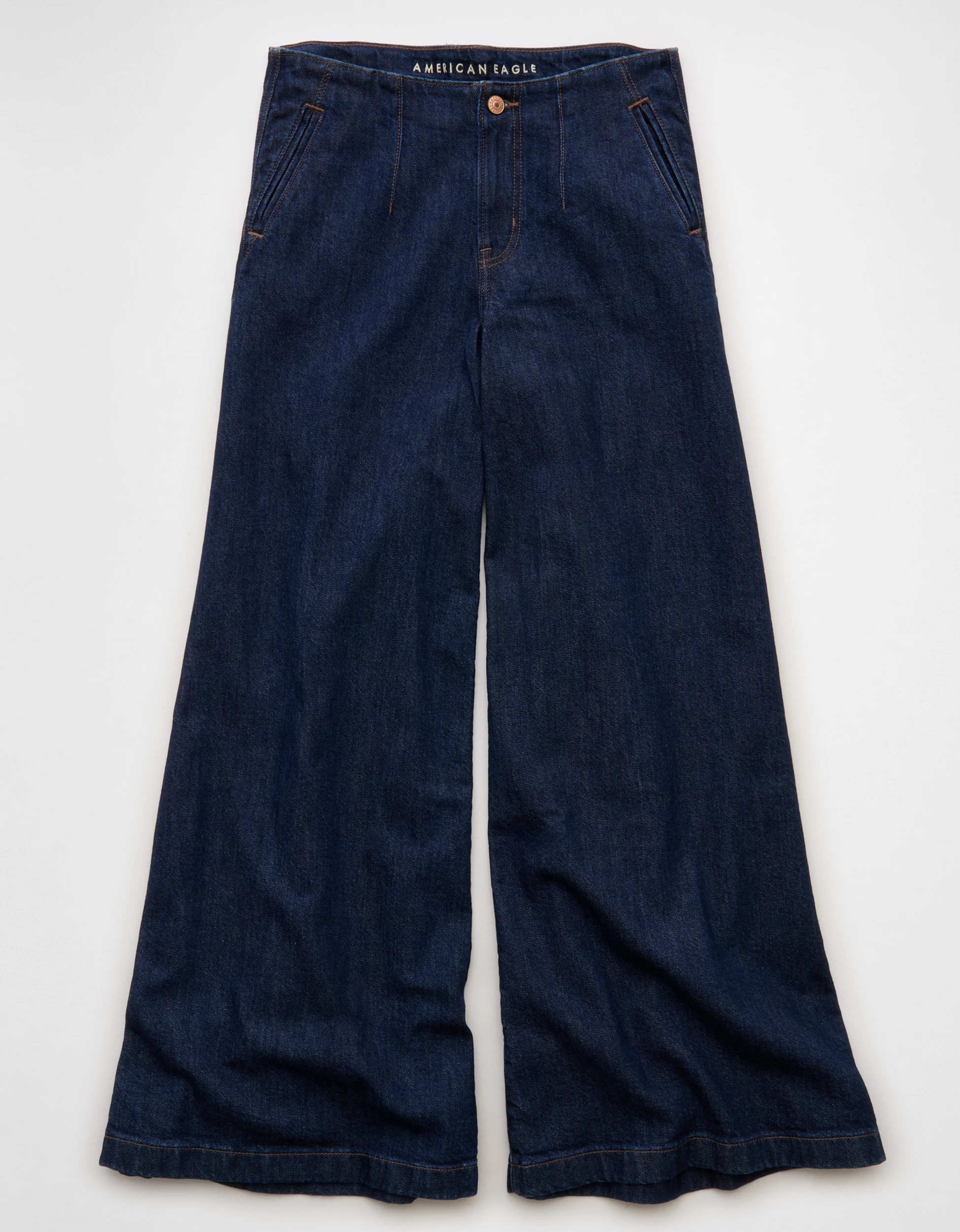 AE Dreamy Drape Baggy A-Line Fit Jean | American Eagle Outfitters (US & CA)