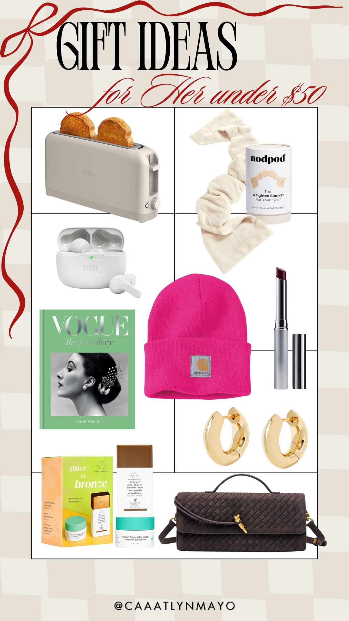 Gift ideas for her under $50! #giftsforher #giftideas #under50 #amazonfinds

#LTKCyberWeek #LTKHoliday #LTKGiftGuide