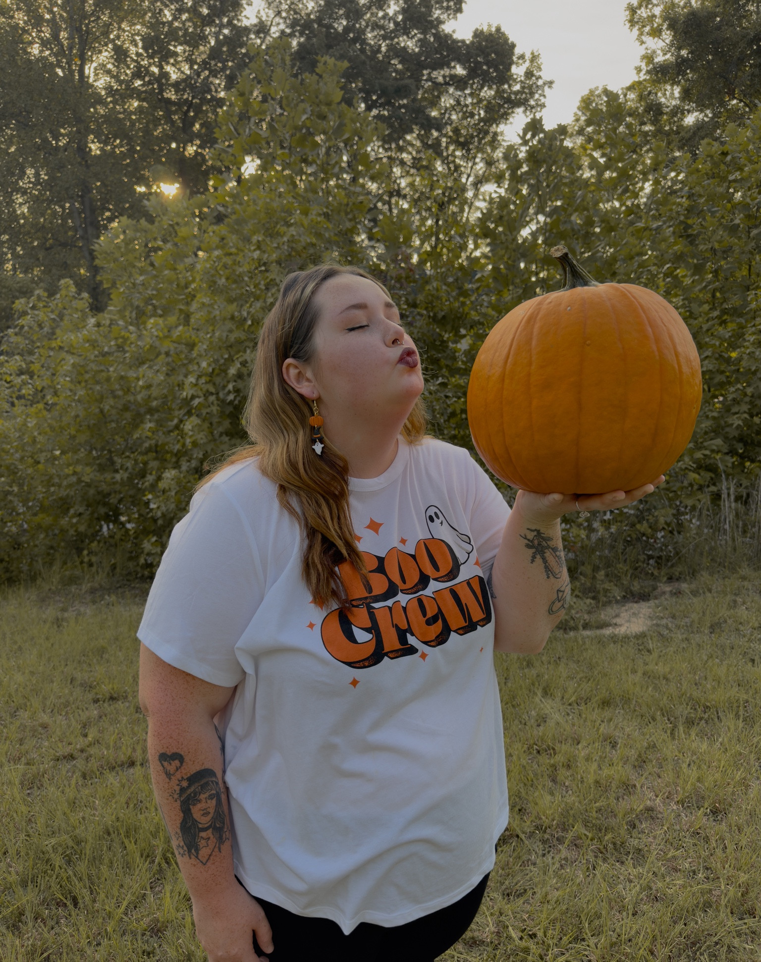 The cutest, softest Halloween tee! 🎃👻 and my favorite festive earrings! Love supporting this cute small shop! 

#LTKSeasonal #LTKstyletip #LTKHalloween