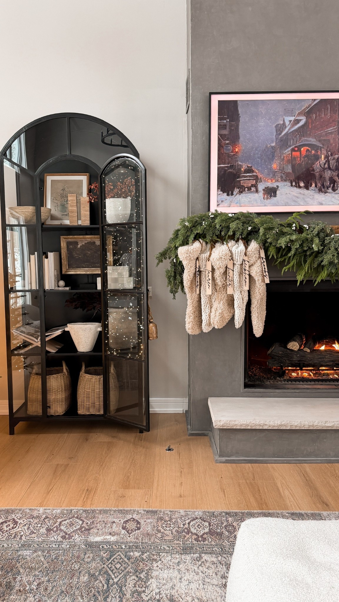 Our holiday mantle came together beautifully this year, and it might just be my favorite look yet! I used a mix of finds with a variation of textures for warmth and dimension. Love! 

#LTKHoliday #LTKHome