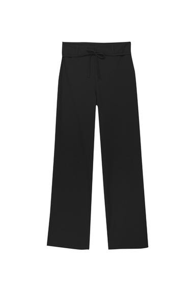 SMART BELTED TROUSERS | PULL and BEAR UK