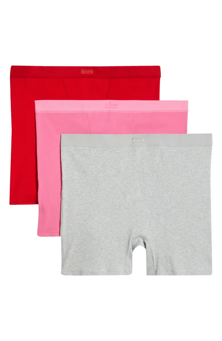 3-Pack Cotton Rib Boxers | Nordstrom