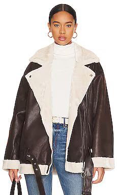 Suede Bonded Faux Fur Moto Jacket
                    
                    WeWoreWhat | Revolve Clothing (Global)