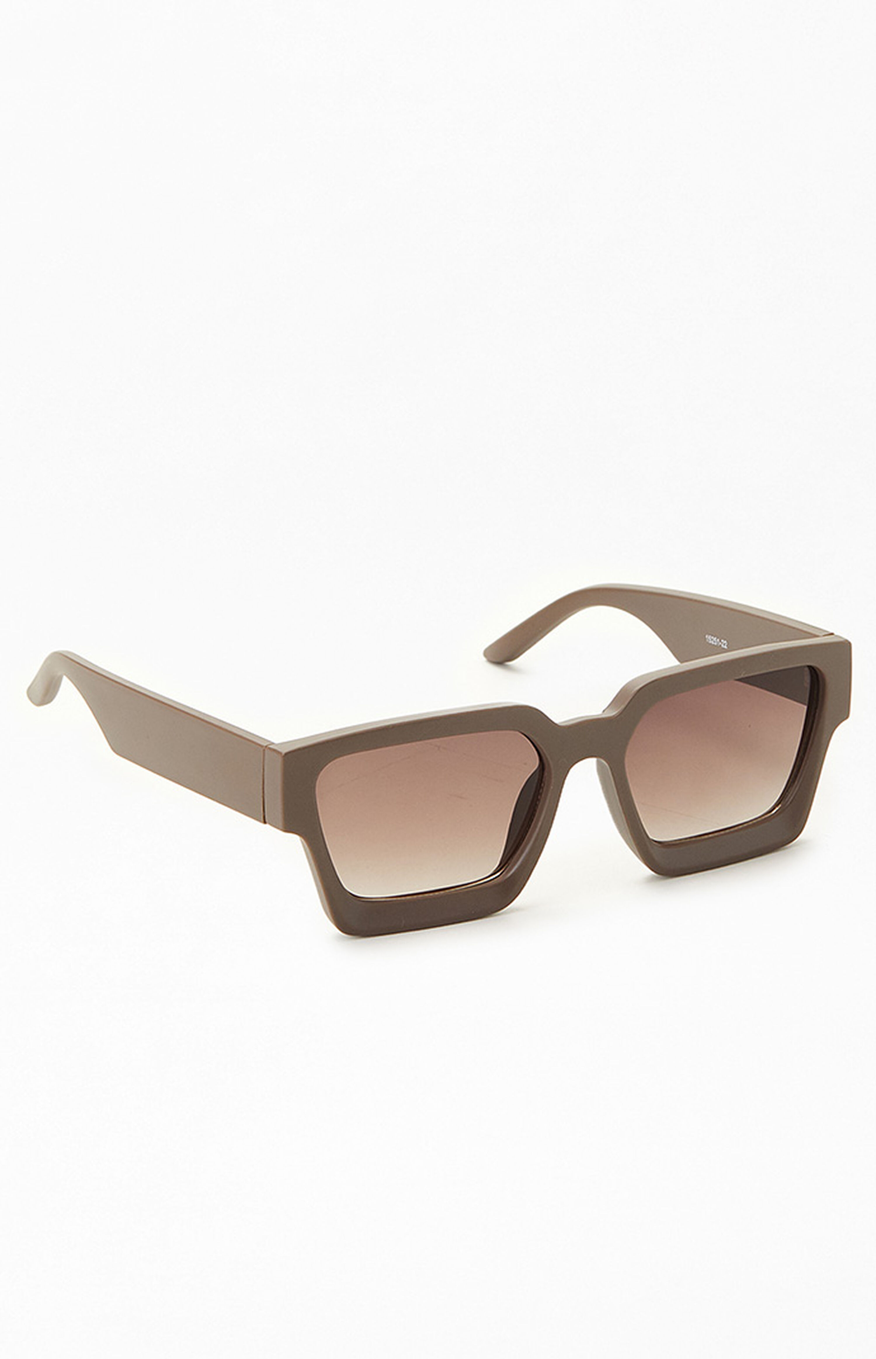 PacSun Charcoal Square Frame Sunglasses | PacSun