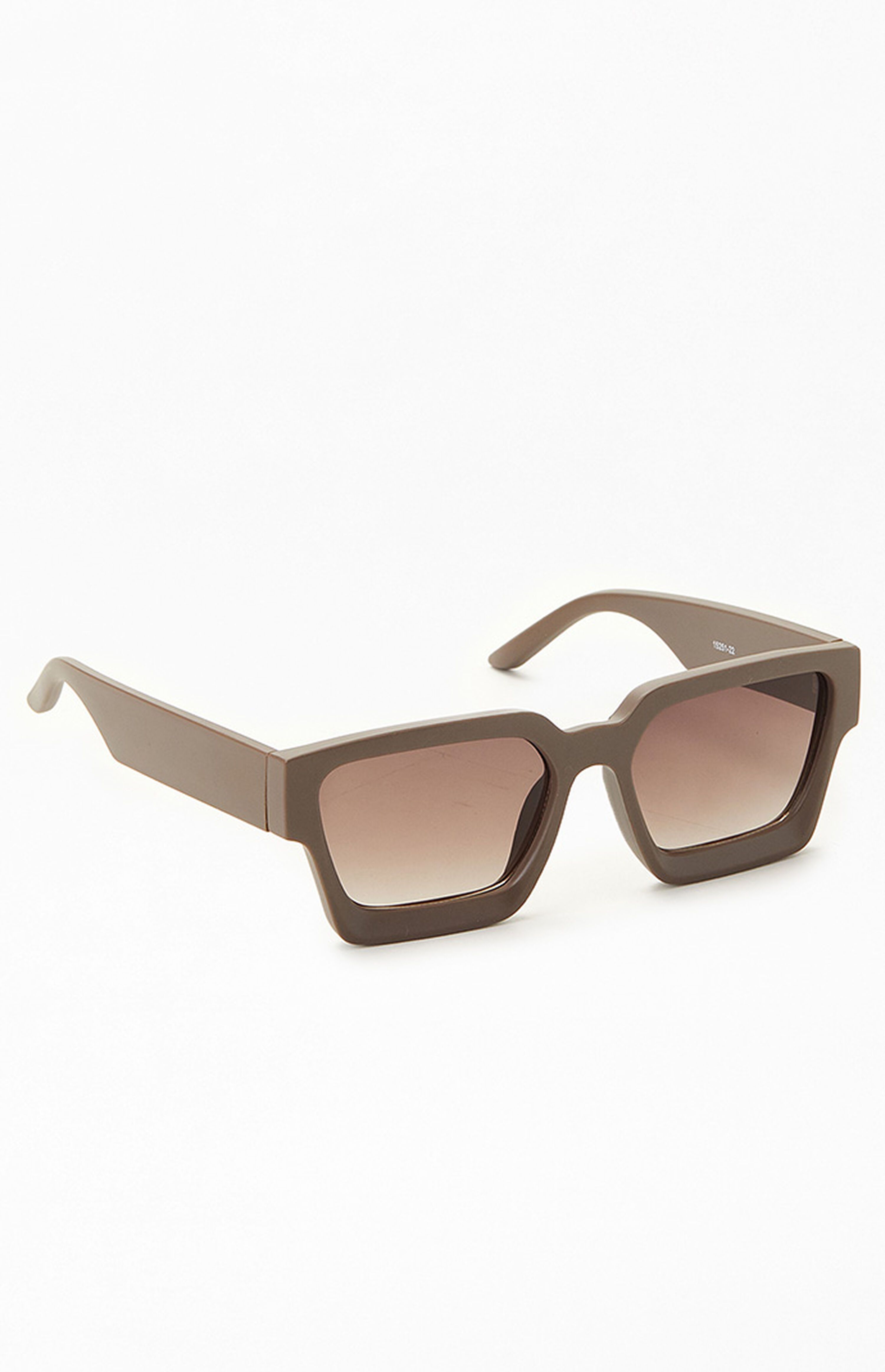 PacSun Charcoal Square Frame Sunglasses | PacSun | PacSun