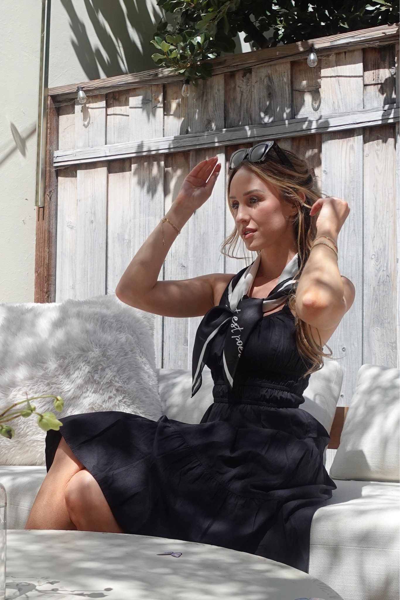 Midi black dress, old money stylee

#LTKSeasonal