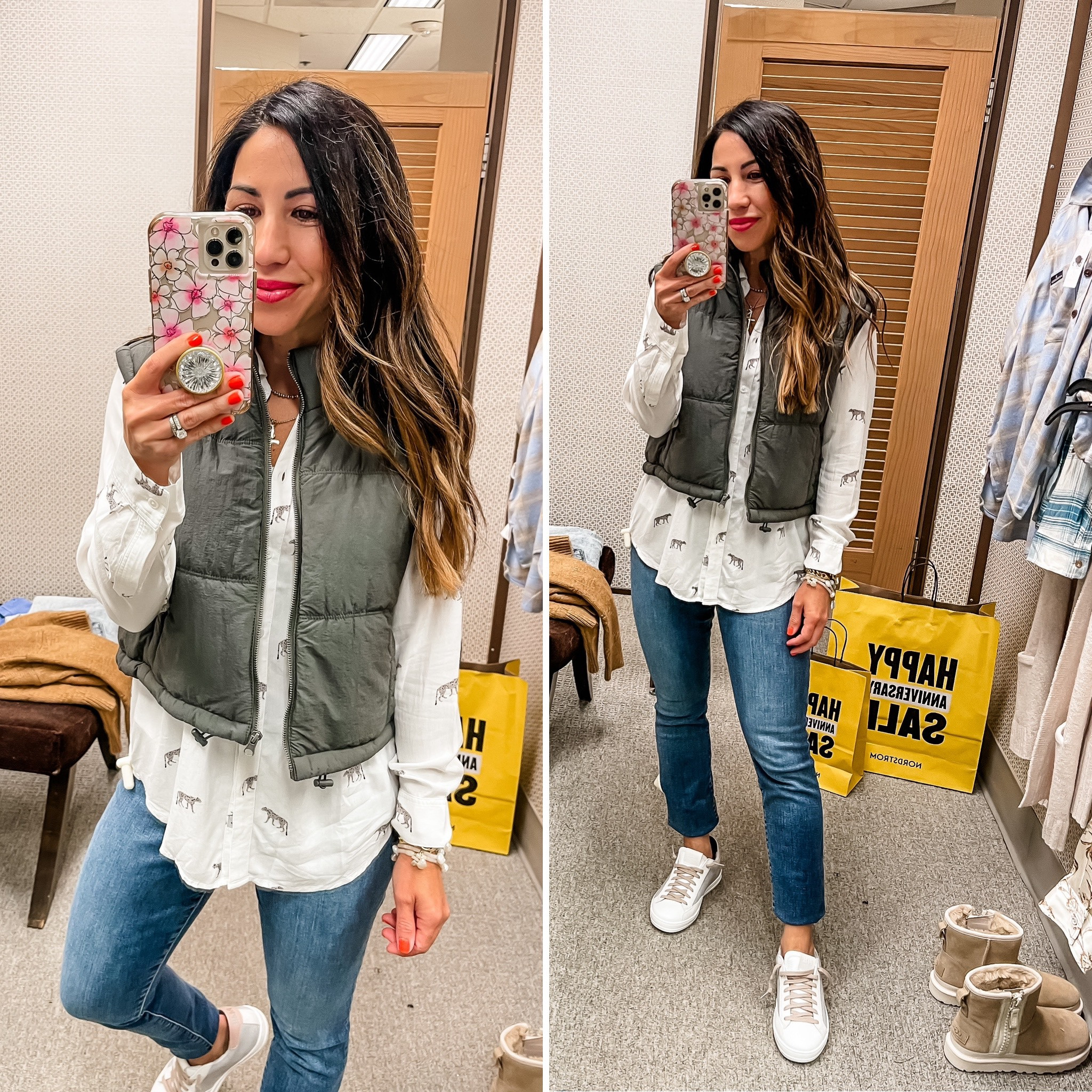 Nsale, Nordstrom anniversary sale, rails, puffer vest, vests 

Small vest and top, jeans tts 

#LTKxNSale #LTKsalealert #LTKunder50