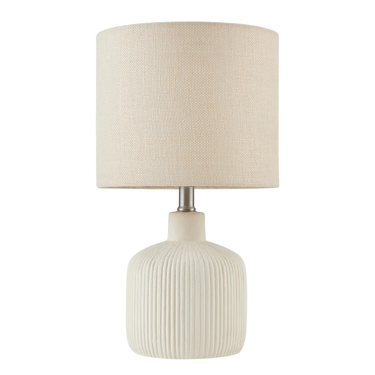 17.75 Cream White Ceramic Table Lamp | Wayfair North America