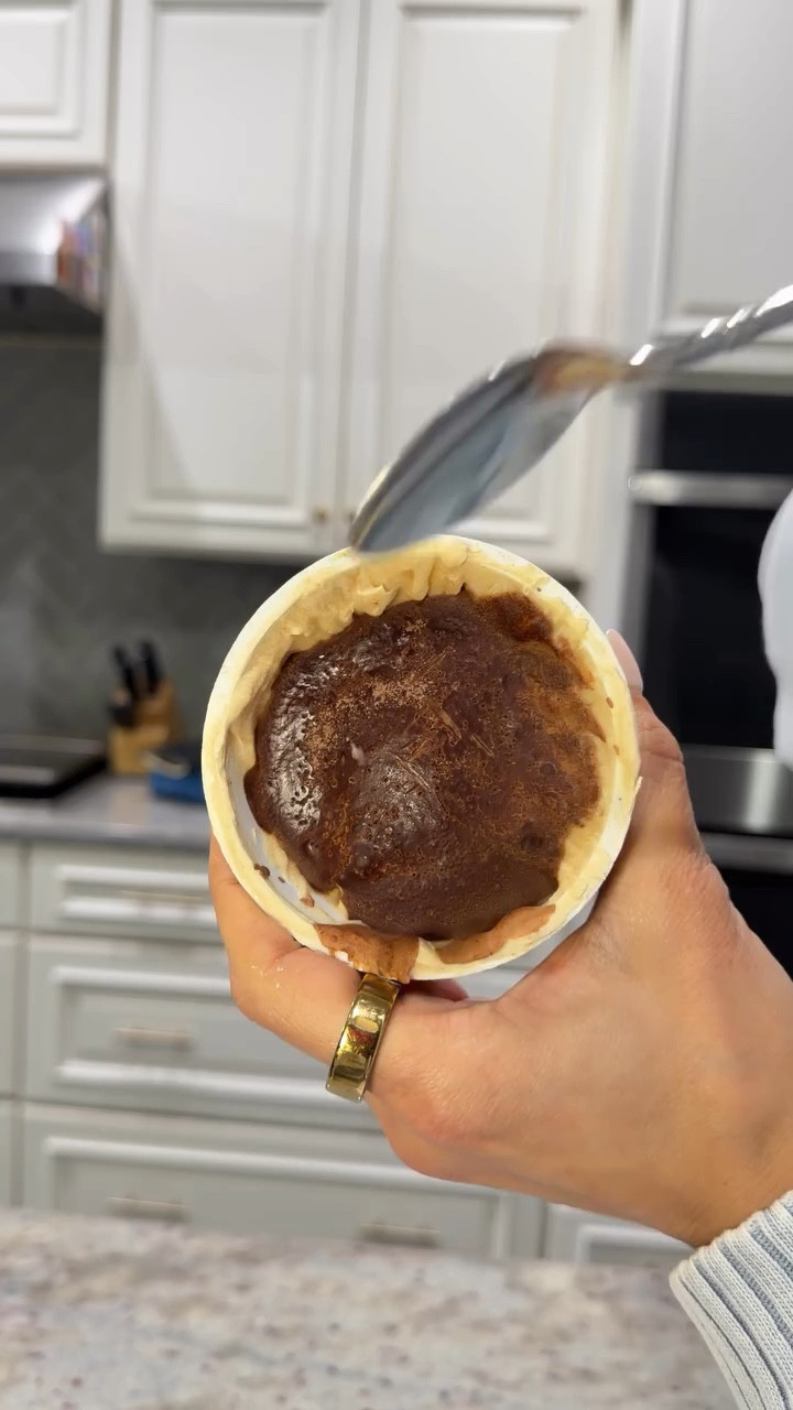 I have a sweet tooth. Ice cream is my kryptonite. So I’m always looking for a healthier substitute that fits in my plan. 

Bingo!

Vanilla Oikos Pro Yogurt
1 scoop PBFit
(Combined)
Met 2 tbsp Lily’s Chocolate Chips with 1 tsp water.
Pour over the yogurt mixture and sprinkle with flat sea salt.
Freeze for 1 hour and enjoy!

Girls,this is a good one! Will you try it? Let me know below!

Follow along for more weight loss and nutrition tips from a dietitian and mom who gets it.