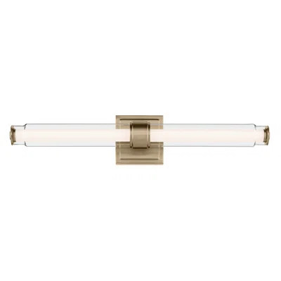 26.5" Linear Bath Bar Medium LED with Clear Glass | Wayfair North America