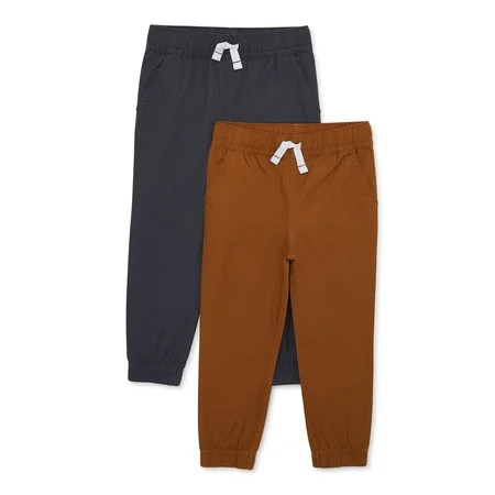 365 Kids from Garanimals Boys Woven Jogger Pants 2-Pack Sizes 4-10 | Walmart (US)