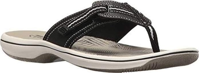 Clarks CloudSteppers Womens Brinkley Jazzh Toe-Post Flip-Flops | Amazon (US)