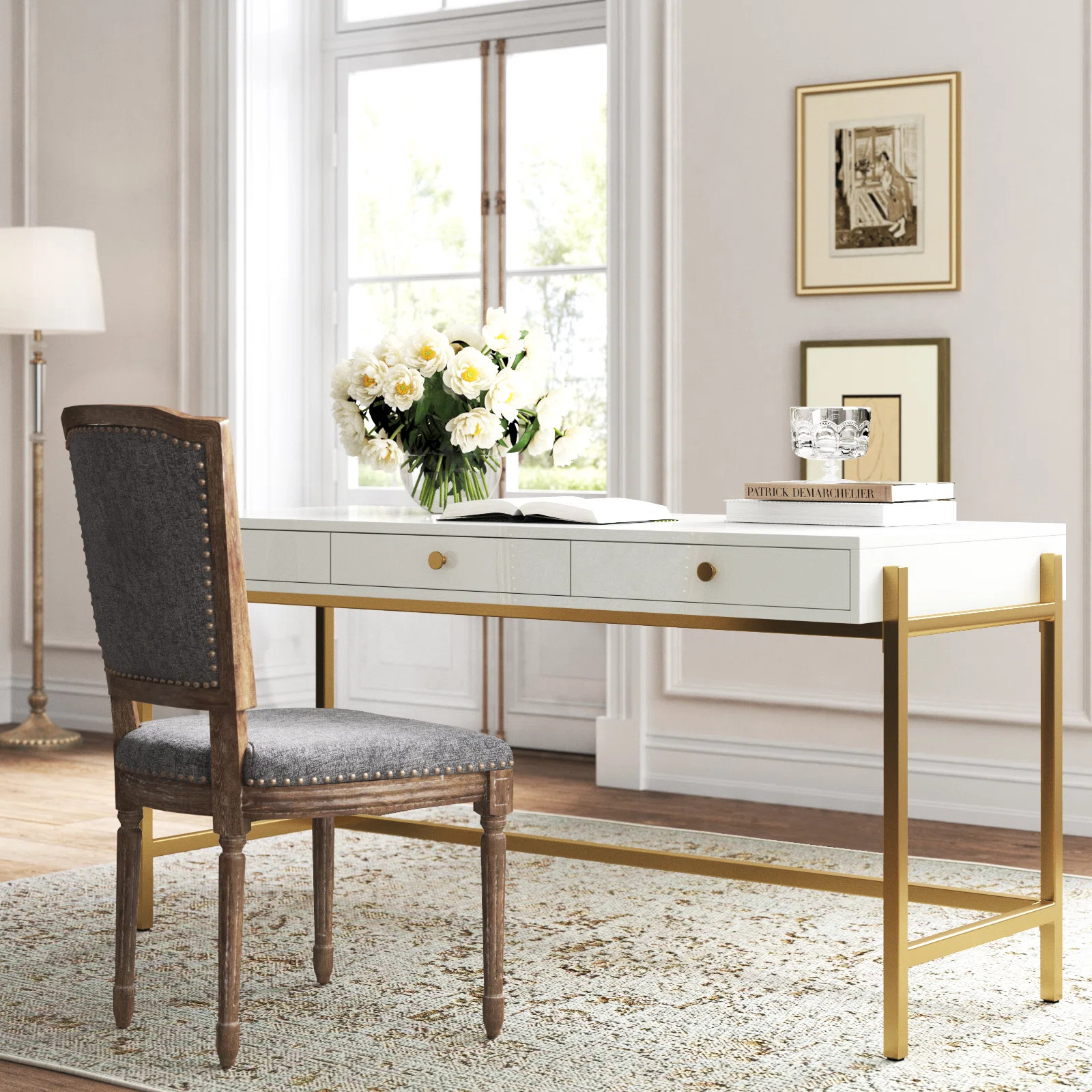 Louise Rectangular Desk | Wayfair North America