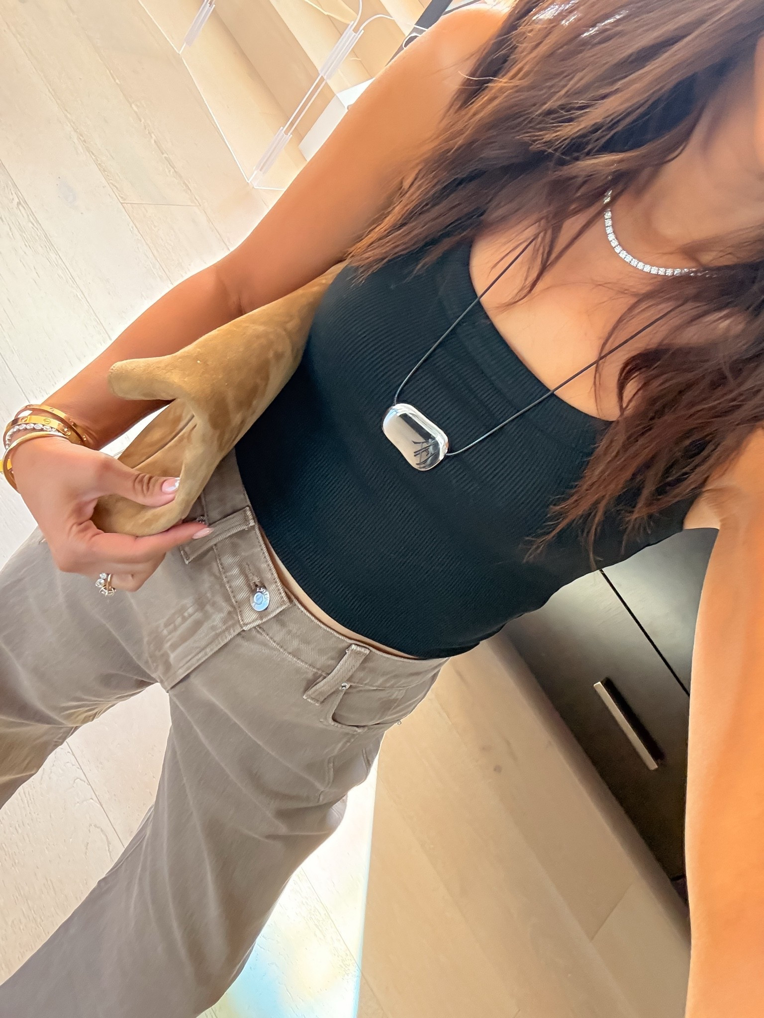Linked my Amazon necklace & tank (I got this in 3 colors! So good!) and 24 in denim!

#LTKPetite #LTKootd