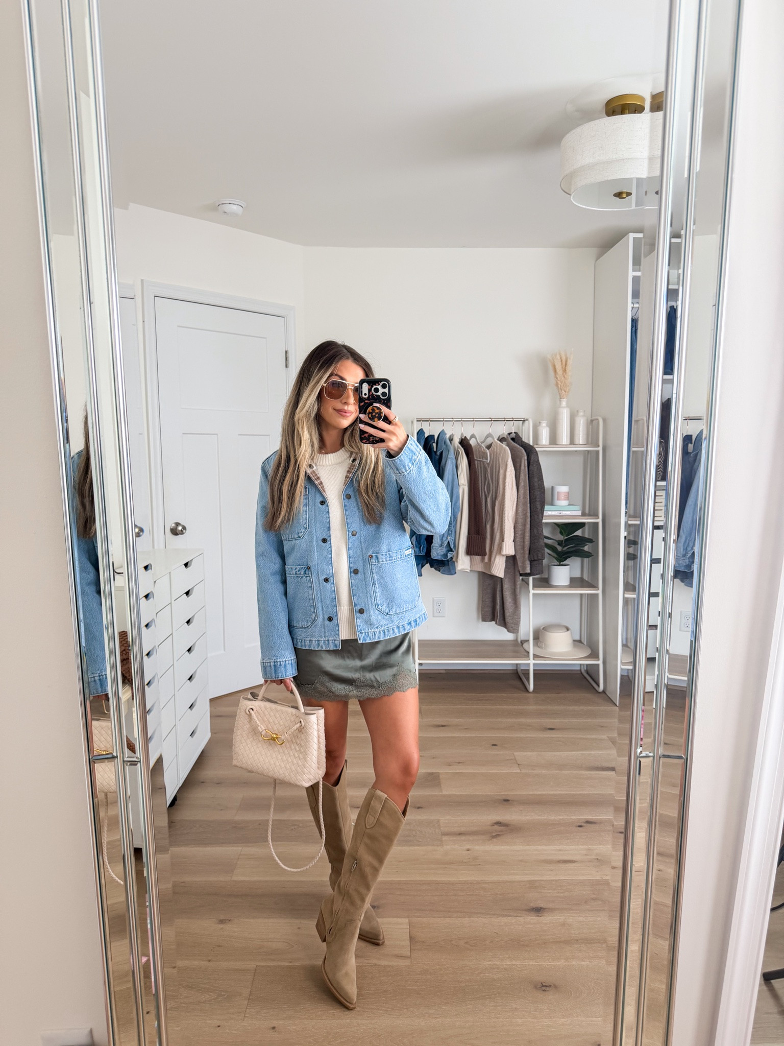 Elevated casual fall outfit — Madeline sweater size small, green lace skort size xxs, boots are true to size

#LTKootd #LTKPetite #LTKSeasonal