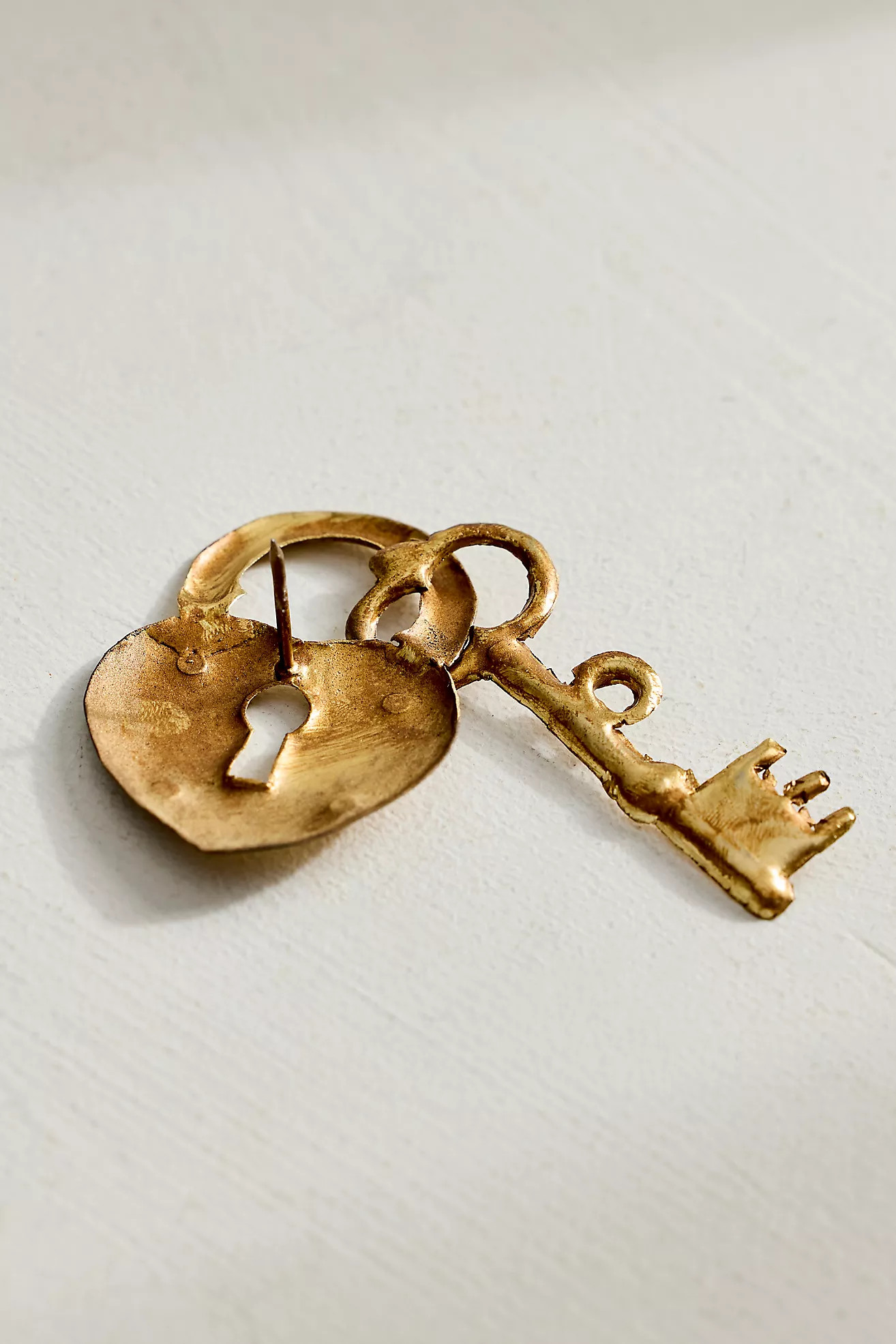 Heart Lock + Key Candle Pin | Anthropologie (US)