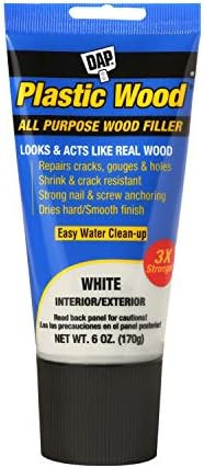 DAP 00585 Latex 6oz, White All Purpose Plastic Wood Filler, 6 Oz | Amazon (US)