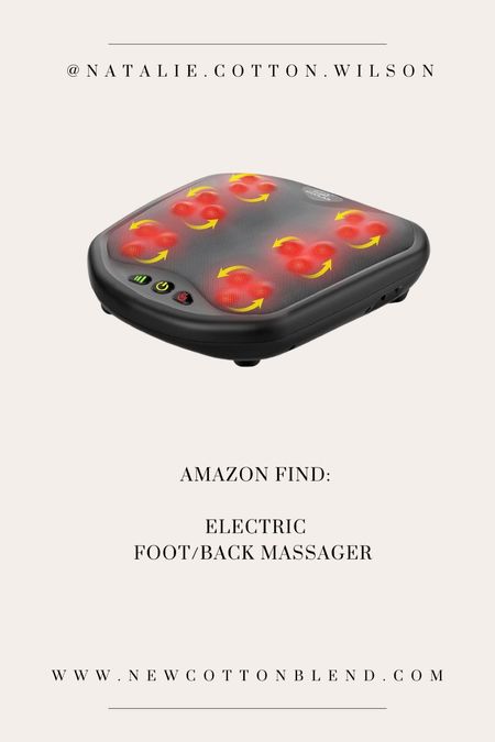 Amazon foot massager

Easily hides under your couch or bed

Lightning deal under $40 today 

#LTKfitness #LTKfindsunder50 #LTKGiftGuide