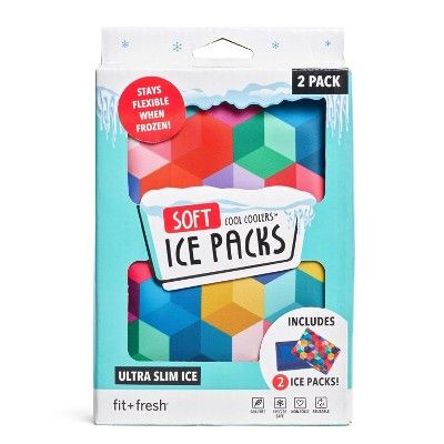 Fit & Fresh 2pk Soft Ice Cool Coolers | Target
