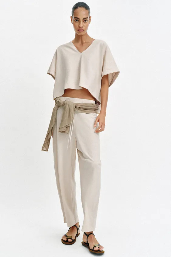 RUSTIC CAPE TOP | Zara UK