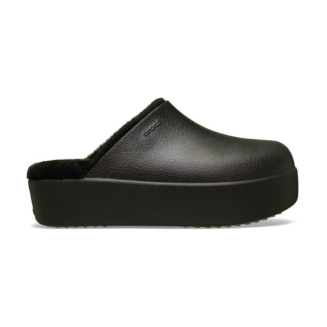 (W) Crocs Dylan Platform Lined Clog Black US 7W | Novelship