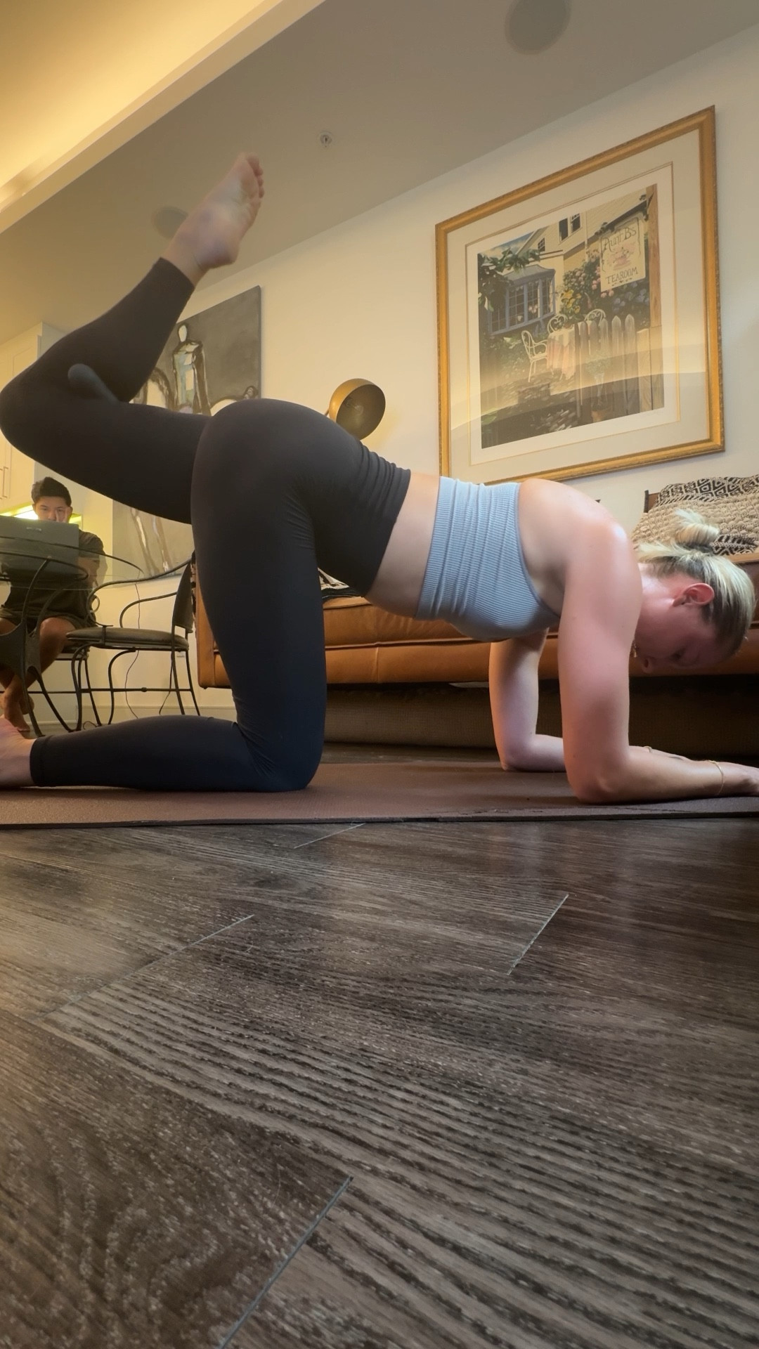 fp movement sports bra, lululemon leggings. size small in bra, size 4 in leggings. i’m 5’10” for reference!! 🩰🩷

#LTKFitness #LTKFindsUnder100 #LTKActive