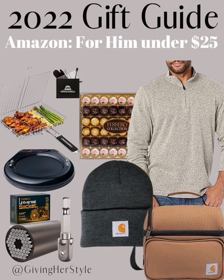 2022 Gift Guide : For him under $25!
| gift guide | gifts | amazon | amazon prime | budget friendly gifts | affordable gifts | gifts under 25 | gifts under 50 | carhart | beanie | coffee mug warmer | Christmas candy | sweatshirt | mens fashion | mens style | mens sweater | lunch box | grilling | grilling baskets | amazon finds | amazon gifts | amazon mens | top amazon finds | top amazon gifts | best of amazon prime | amazon favorites | amazon home | gift guide | gifts for men | gifts for dad | gifts for father in law | gifts for brother | gifts for husband | gifts for him | gift ideas | gift inspo | Christmas | holiday | Christmas inspo | holiday inspo | Christmas gift ideas | stocking stuffers | new dad gifts | coffee | tools | gadgets | gifts for brother | gifts for grandpa | gifts for uncle | hey dudes | shoes | mens shoes | gifts for the foodie | gifts for the golfer | dad jokes | 
#amazon #amazonprime #giftguide #gifts #mens #christmas #amazonfinds 

#LTKHoliday #LTKmens #LTKGiftGuide
