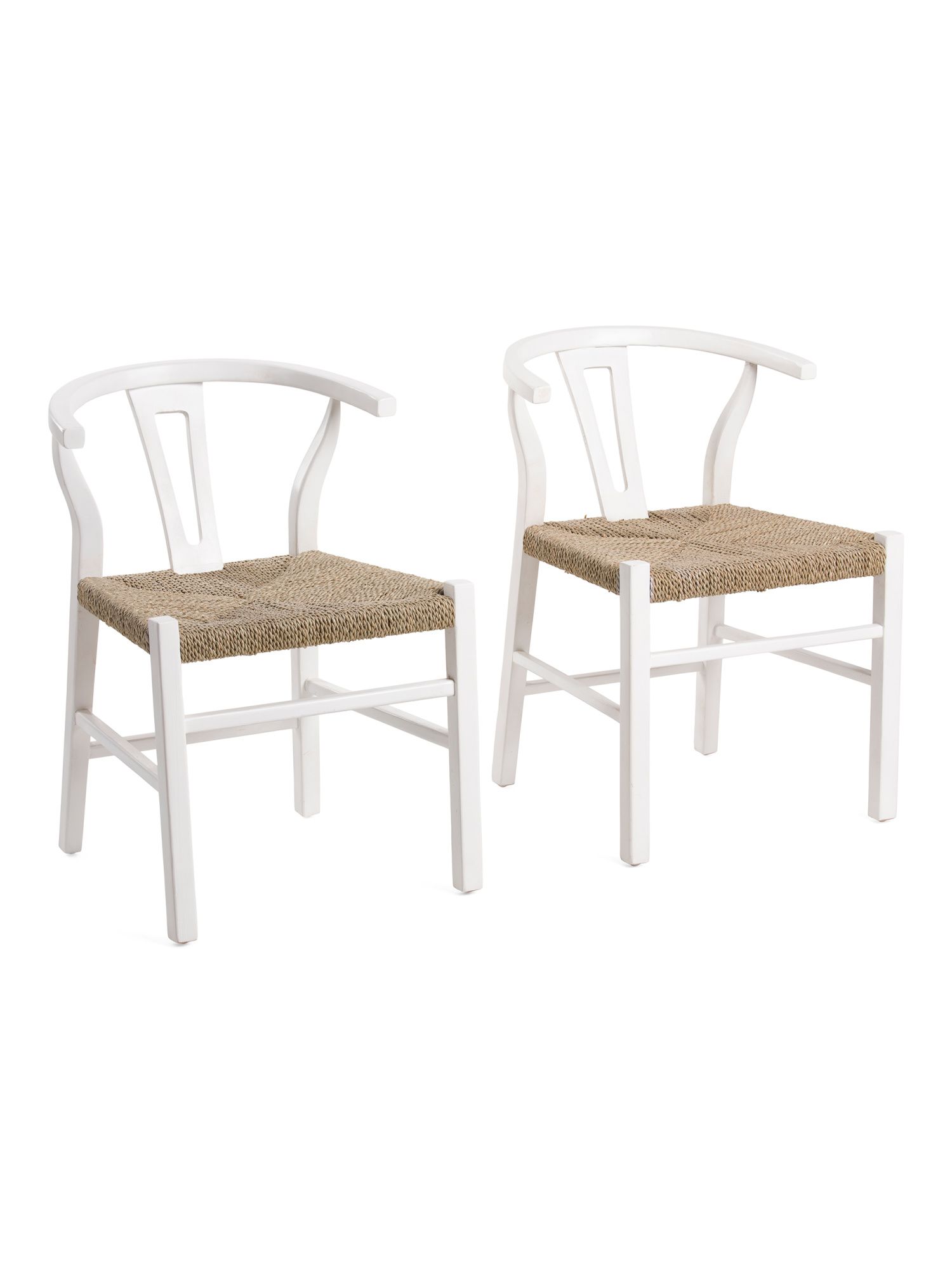 Set Of 2 Wishbone Dining Chairs | TJ Maxx