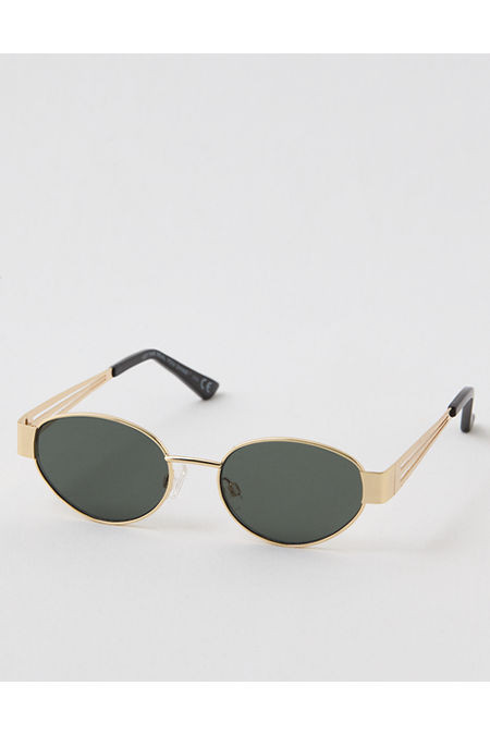 Aerie Golden Hour Sunglasses Women's Gold One Size | American Eagle Outfitters (US & CA)