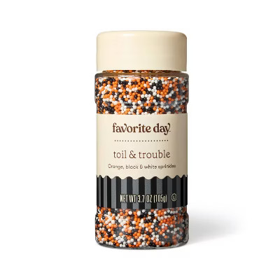 Halloween Orange White & Black Nonpareil Sprinkles - 3.7oz - Favorite Day™ | Target