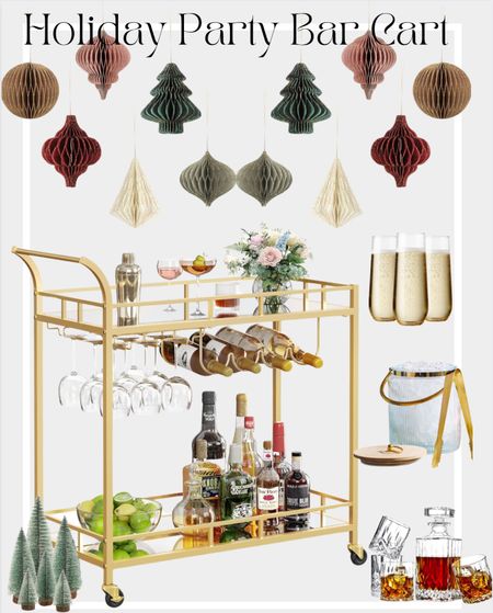 Holiday party decor, bar cart. 
Christmas party decor, NYE
Gift guide


#LTKHoliday #LTKparties #LTKhome