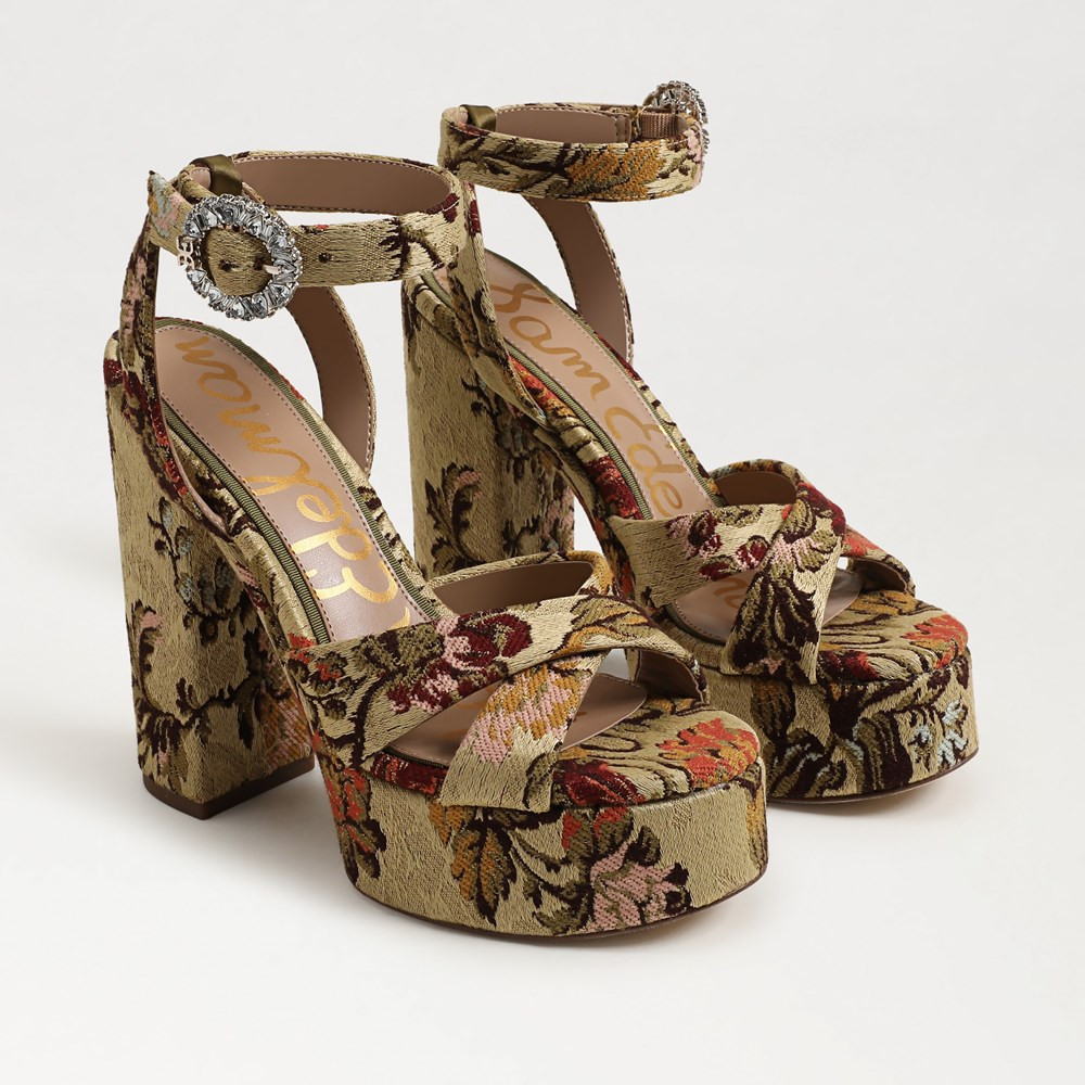 Savannah Glow Platform Dress Sandal | Sam Edelman