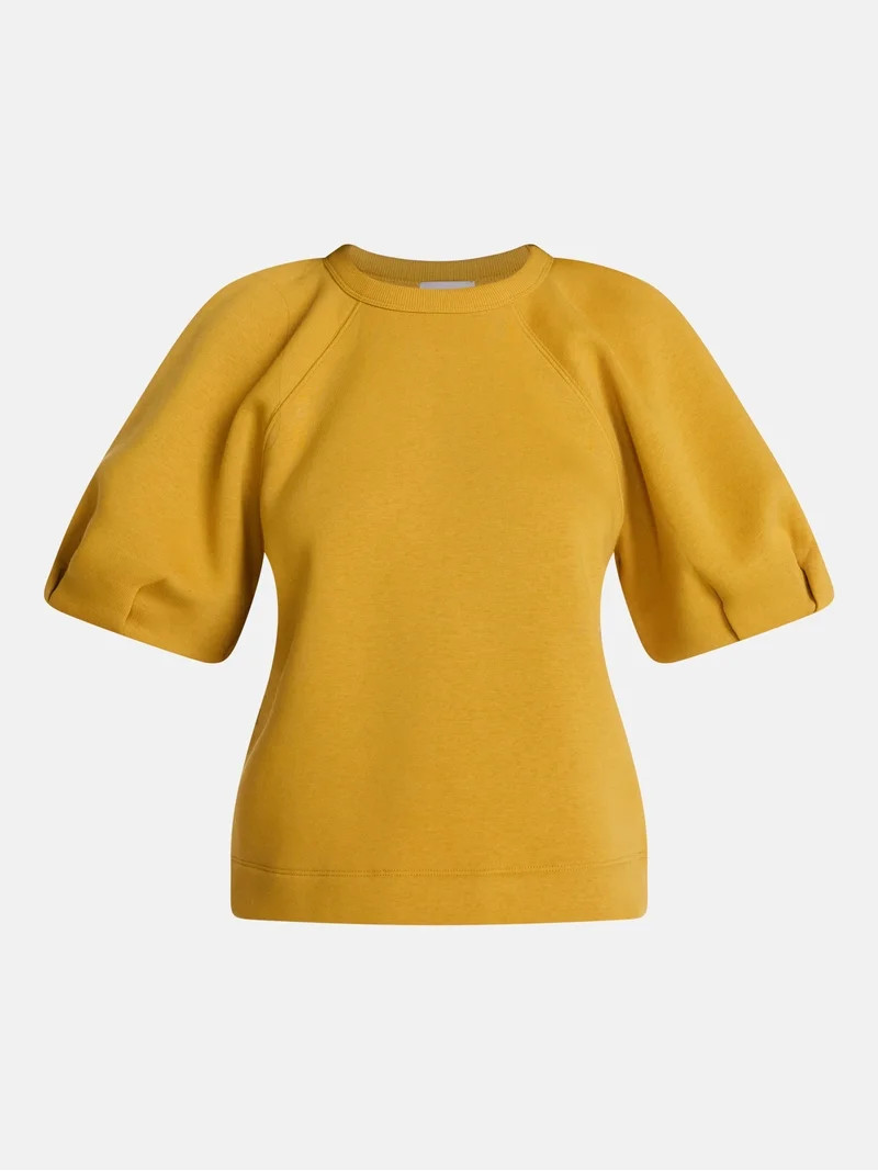 Scenario Women's and Women's Plus Fleece Top with Lantern Sleeves, Size XS-4X | Walmart (US)