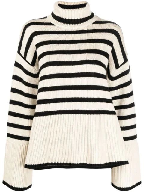 striped roll neck jumper | Farfetch (UK)
