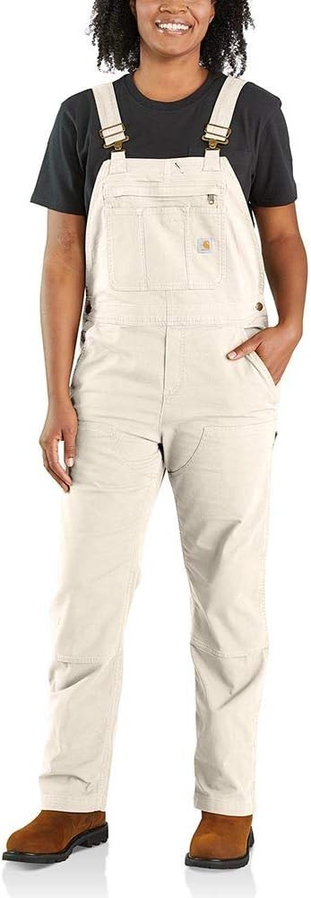 Carhartt Women's Crawford Double Front Bib Overalls | Amazon (US)