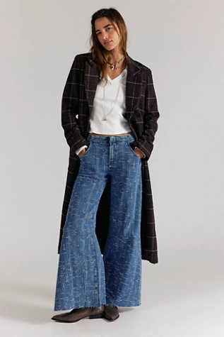 We The Free Front Row Wide-Leg Flare Jeans | Free People (Global - UK&FR Excluded)