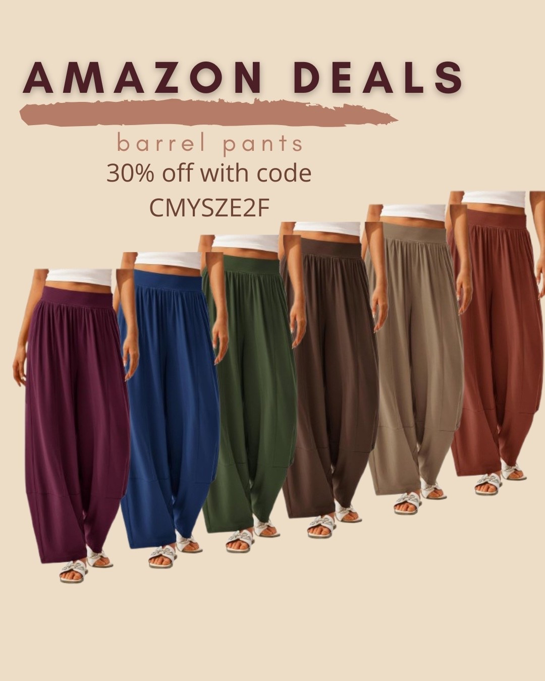 $14 ends 5/10

Amazon fashion
Amazon deals
Barrel pants
Comfy pants

#LTKSaleAlert